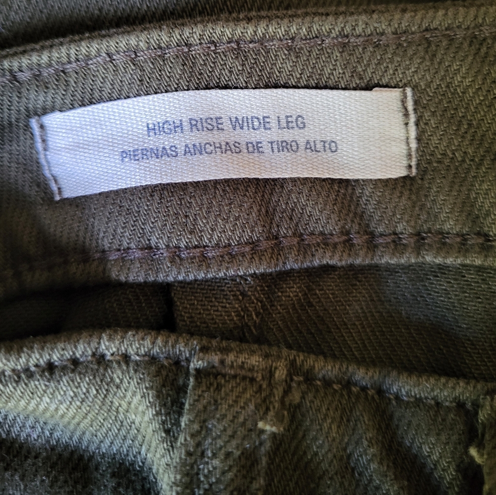 Universal Thread High Rise Olive Jeans - Picture 3 of 4
